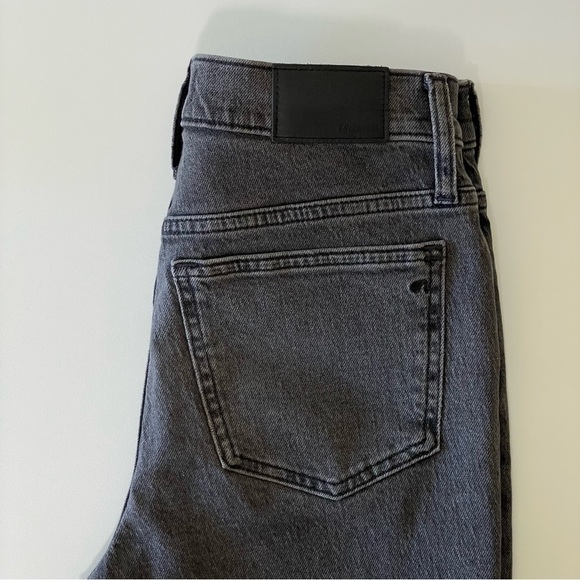Madewell The Perfect Vintage High Waist Knee Rip Jean Cosner Washed Black - Picture 14 of 16